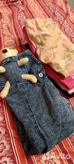 Пакет с джинсами и штанишками 104-110