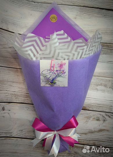 Букет из шоколадных цветов