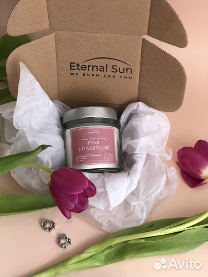 Свечи ароматические из кокосового воска