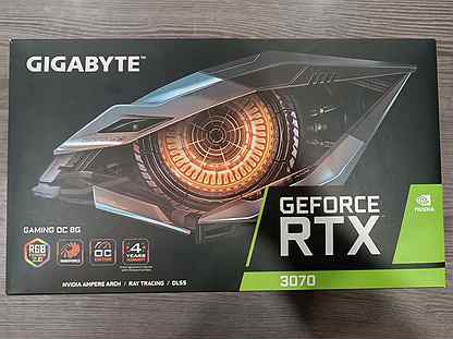 Gigabyte RTX 3070 Gaming OC 8GB с гарантией