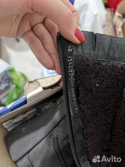 Сапоги женские натуральная замша с мехом 40 р