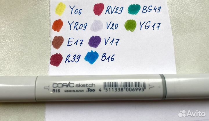 Японские маркеры Copic sketch, Copic ciao