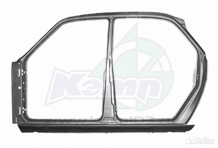 Боковина дверного проема правая в сборе газ-3110