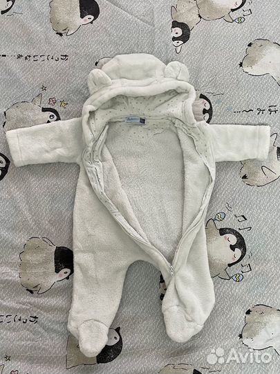 Плюшевый комбинезон 56 62 64 68