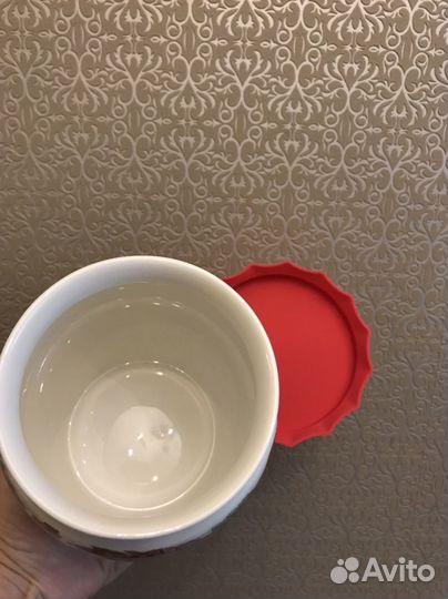 Банка, фарфор, 1л