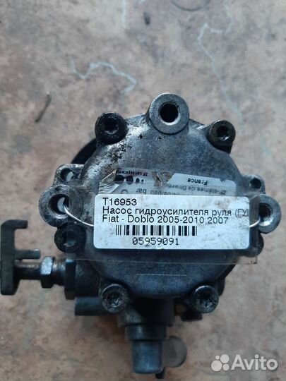 Насос гур fiat doblo
