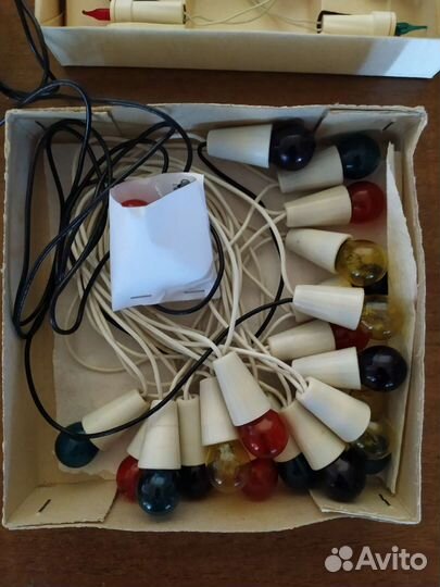 Электрогирлянда, переключатель гирлянд,звезда СССР