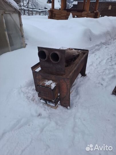 Печь банная бу
