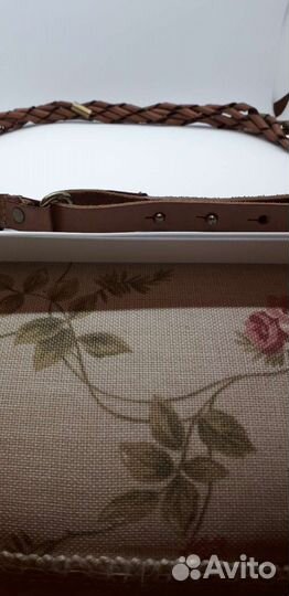 Ремень женский кожаный. Ручная работа. Италия