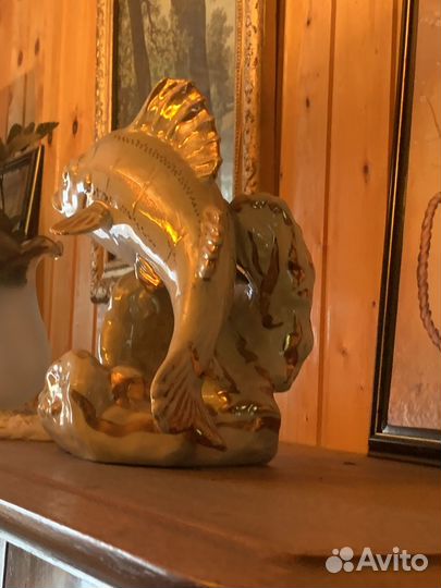 Статуэтка фарфоровпя Рыбка 1955г Дулево