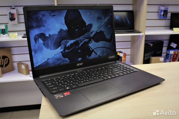 Современный ноутбук Acer \ Ryzen \ 8GB \ SSD