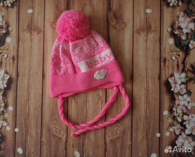 Шапки детские от 0 до 9 мес, новые