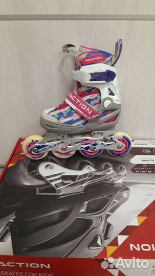 Роликовые коньки детские раздвижные