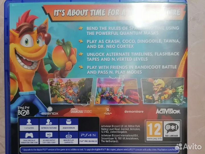 Игра для PS4 Crash Bandicoot 4