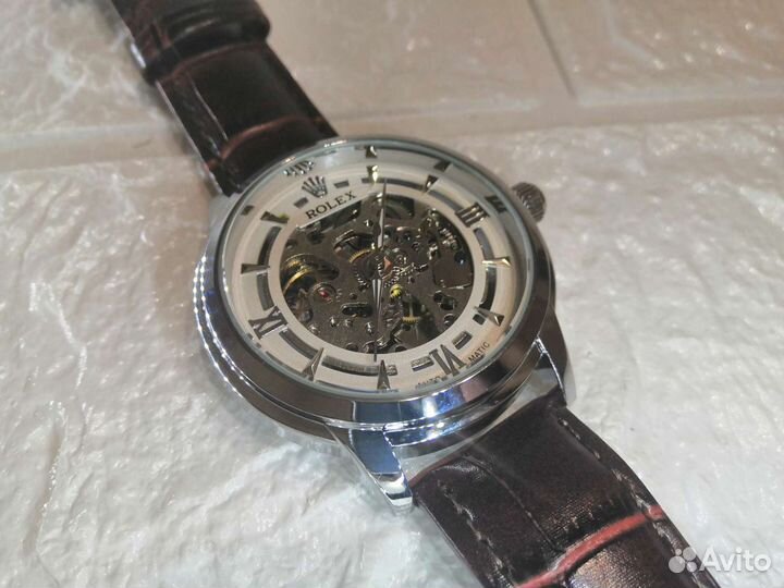 Часы мужские механические скелетоны