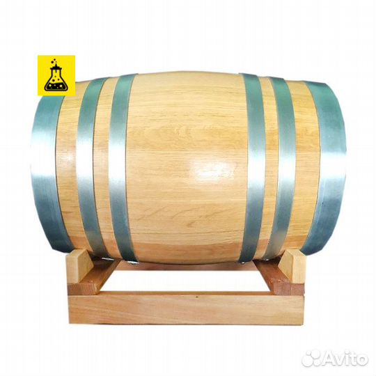 Бочка дубовая ставбондарь, 20 л с краном + воск