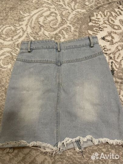 Юбка джинсовая новая 42