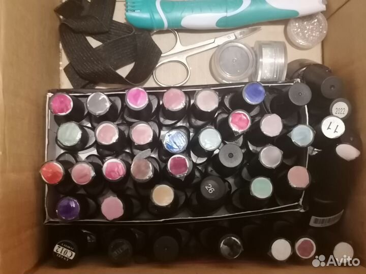 Лампа для маникюра +50 лаков, стразы