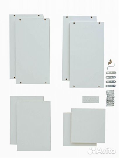 Полка настенная белая 2 шт