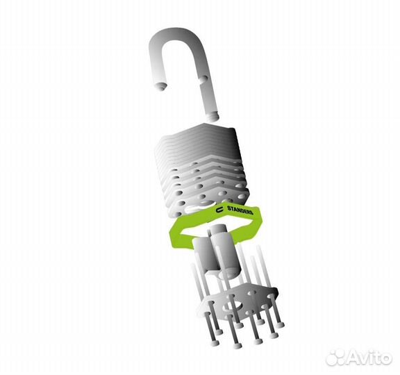 Замок навесной Standers с длинной дужкой