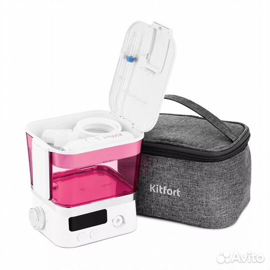 Ирригатор Kitfort кт-2917-1, белый, розовый