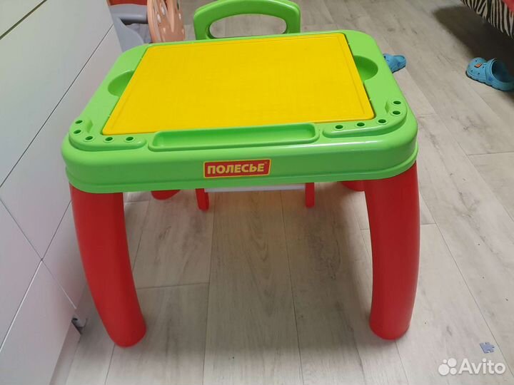 Стол и стул полесье детский