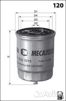 Топливный фильтр ELG5323 mecafilter