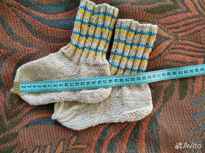 Носки мужские шерстяные, следки женские, пинетки