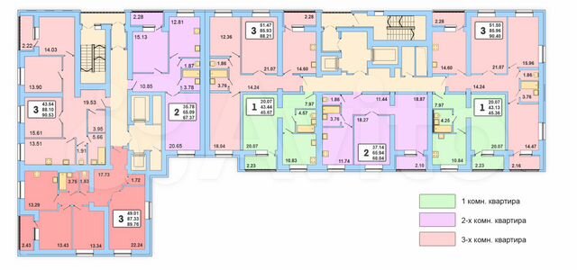 Планировка квартир свердлова 3-к квартира, 89 м², 11/15 эт. на продажу в Уфе Купить квартиру Авито