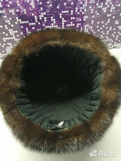 Норковая шапка мужская ушанка
