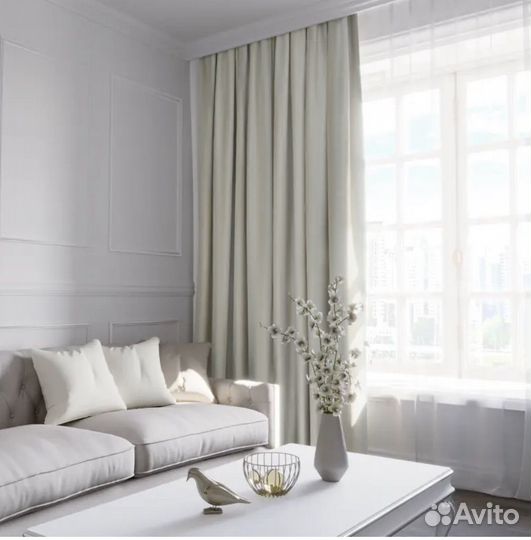 Штора на ленте блэкаут 200x280 см