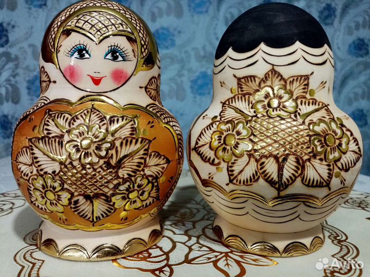 Матрёшка выжженная