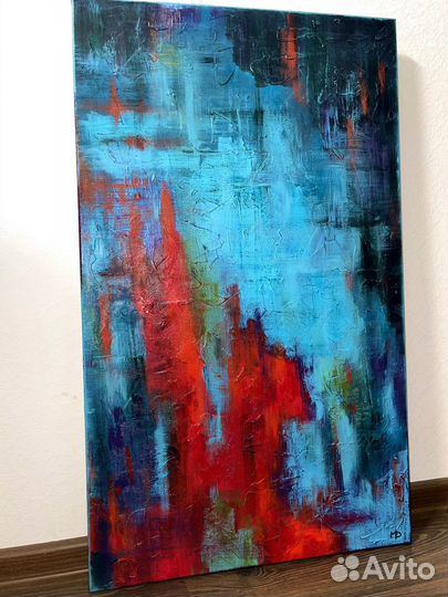 Картина современная абстракция интерьерная