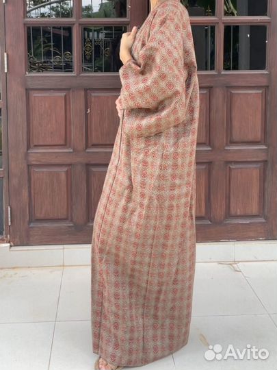 Кимоно японские цвет капучино с охрой