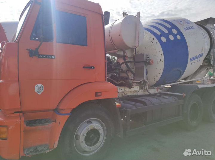 Автобетоносмеситель КамАЗ 65115, 2015
