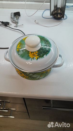 Кастрюли эмалированные