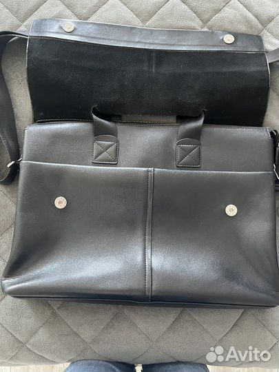 Мужской кожаный портфель новый