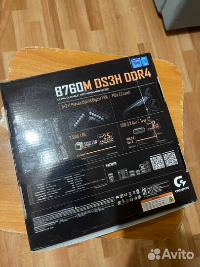 Материнская плата Gigabyte B760m ds3h ddr4