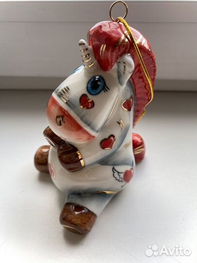 Елочная игрушка лефортовский фарфор