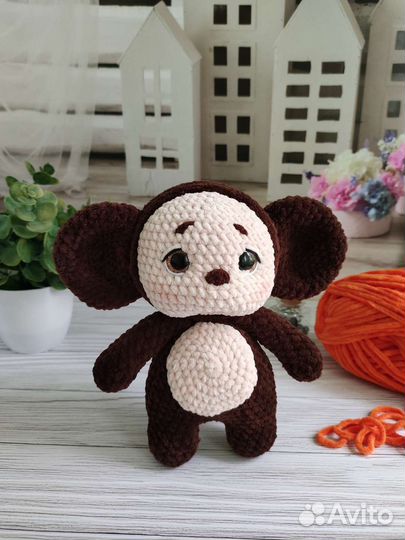 Чебурашка вязаный