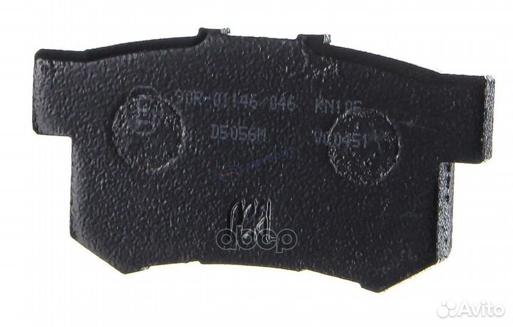 Колодки тормозные, задние (с антискрипной пласт