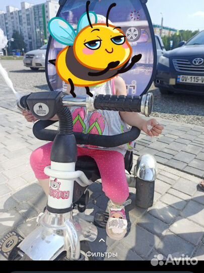 Детский трехколесный велосипед бу