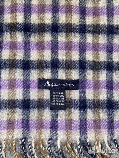 Шарф Aquascutum шерсть оригинал