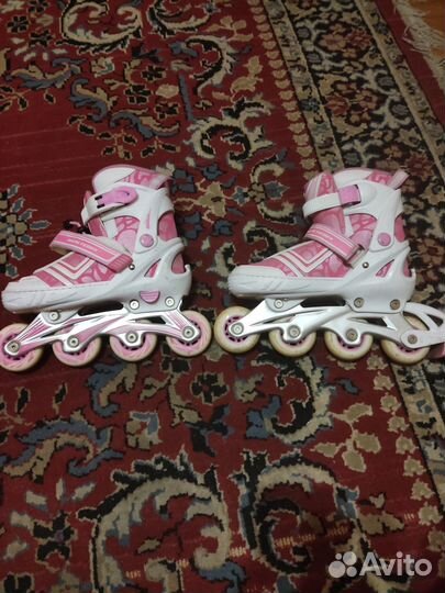 Роликовые коньки детские раздвижные