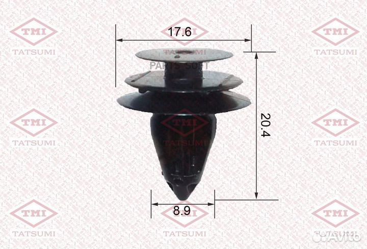 Клипса крепежная tatsumi TJB1048
