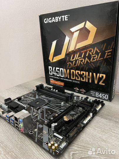 Материнская плата gigabyte B450M DS3H V2