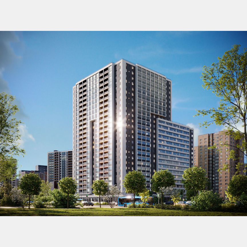 2-к. квартира, 52 м², 2/20 эт.
