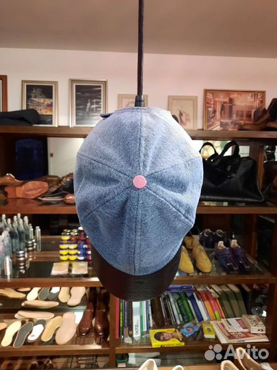 Кепки бейсболки с кожаным козырьком ручная работа