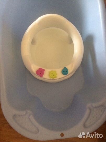 Горка для купания, ванночка и стульчик