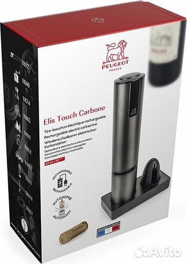 Peugeot elis touch carbone штопор электрический